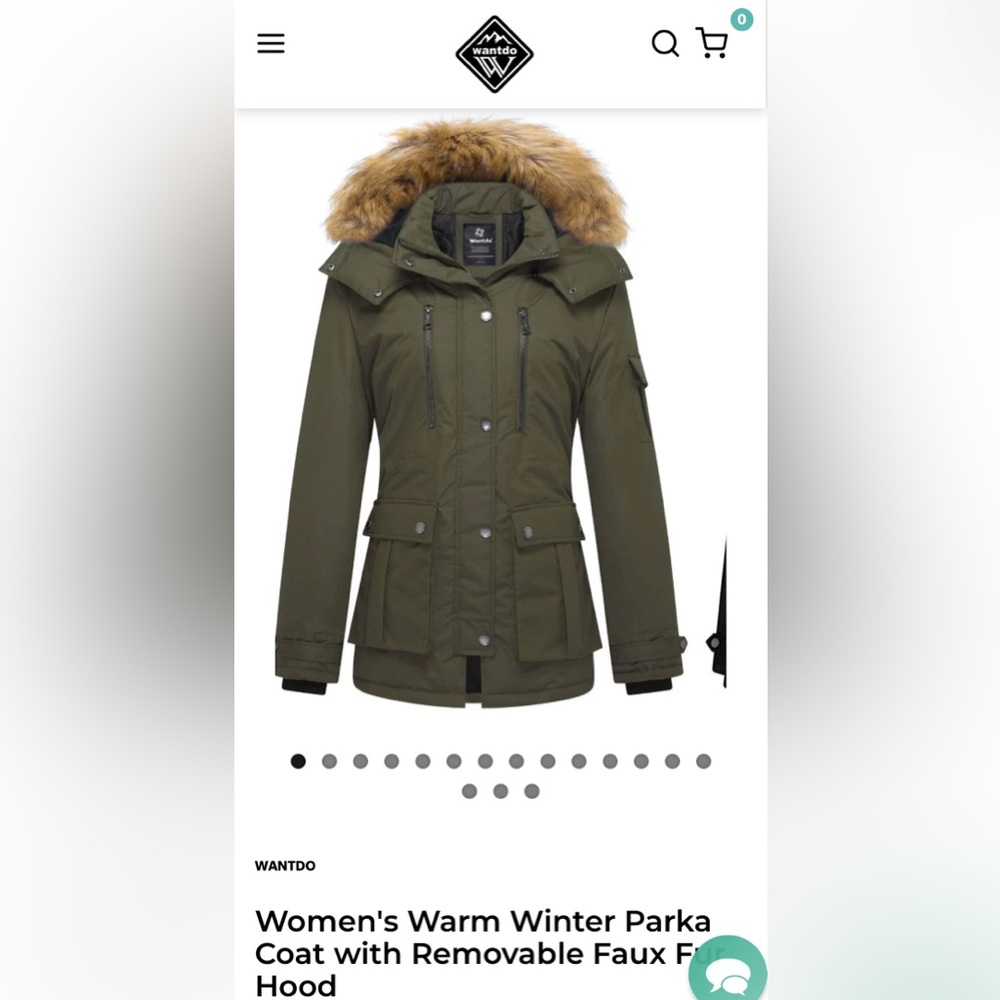 Wantdo winter coat NWT